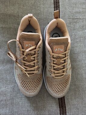 APL Knit Performance Sneakers in Light Tan (Never worn!)